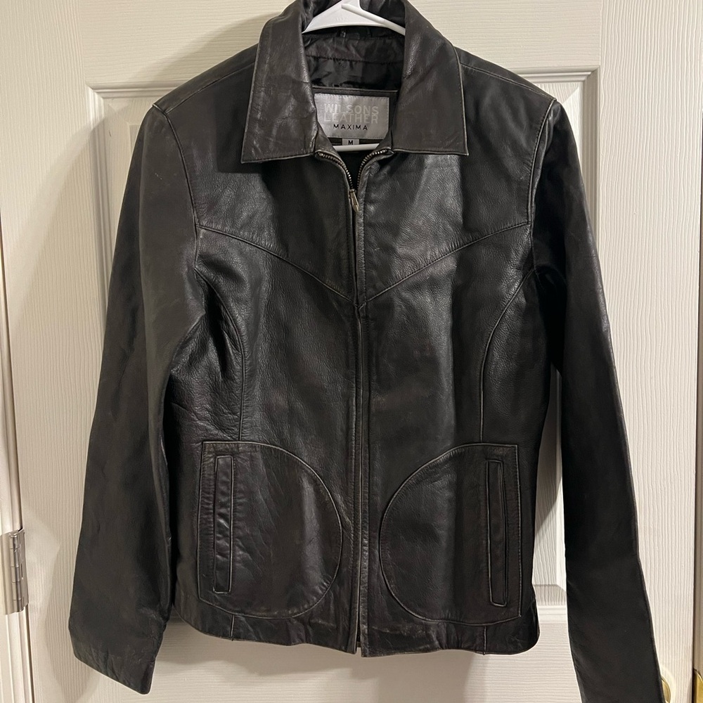 Wilson’s Leather women’s jacket . Size medium. Worn once . $60